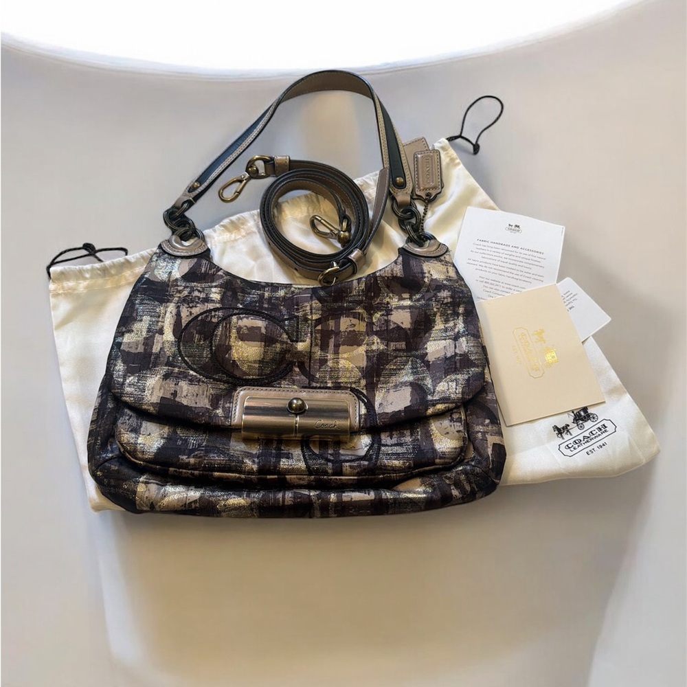 Coach Abstract Pattern Shoulder Bag